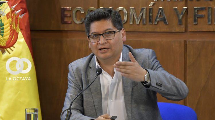 Marcelo Montenegro, Ministro de Economía y Finanzas. Foto: ABI