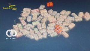 Dos toneladas de cocaína en el mediterraneo. Foto: RRSS