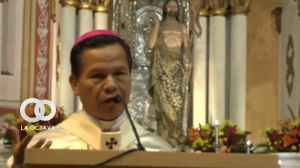Arzobispo de Santa Cruz, monseñor René Leigue. Foto. CEB