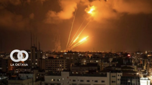 Bombardeos en la Franja de Gaza.