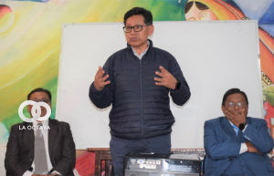 Edgar Pary, Ministro de Educación.