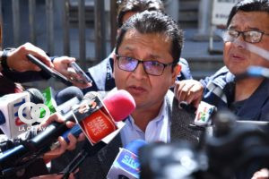 El defensor del Pueblo, Pedro Callisaya.