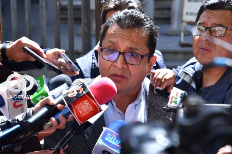 El defensor del Pueblo, Pedro Callisaya.
