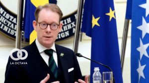 El ministro sueco de Asuntos Exteriores, Tobias Billstrom.
