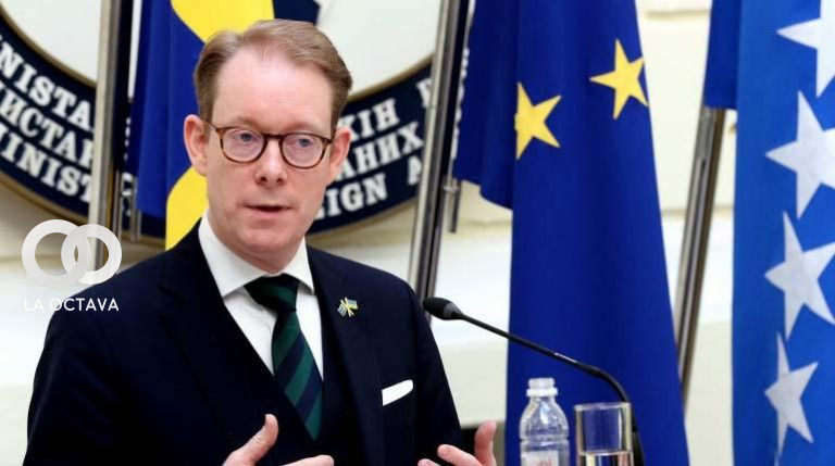 El ministro sueco de Asuntos Exteriores, Tobias Billstrom.