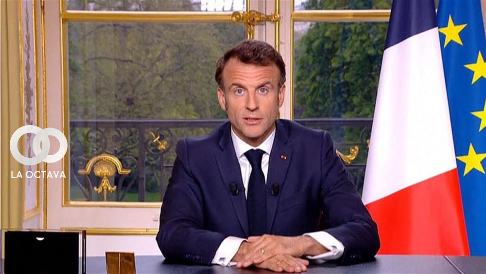 Emmanuel Macron, Presidente de Francia.