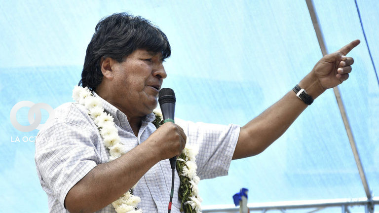 Evo Morales, líder del MAS.