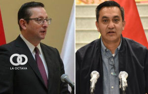 Ex autoridades minsiteriales en el gobierno de Yeanine Añez