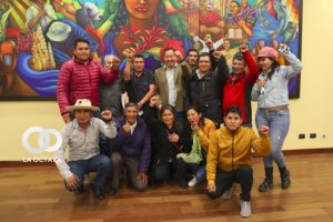 Luis Arce, Presidente de Bolivia, y autoridades de Tupiza. Foto: LuchoXBolivia