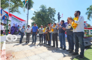 Autoridades inauguraron el sistema de alumbrado público de Bermejo