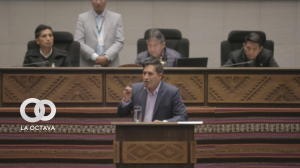 Interpelación al ministro de Salud, Jeyzon Auza. Foto. Ministerio de Salud