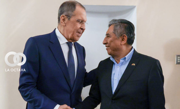 Lavrov junto a Mayta. Foto. Cancillería de Rusia.