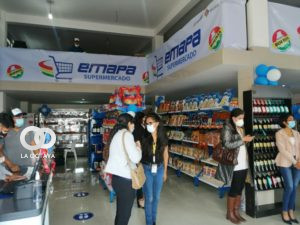 Supermercado de la Empresa de Apoyo a la Producción de Alimentos en La Paz. Foto. Emapa
