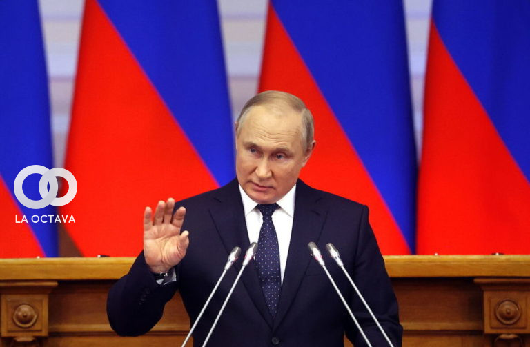 Vladimir Putin, Mandatario de Rusia.