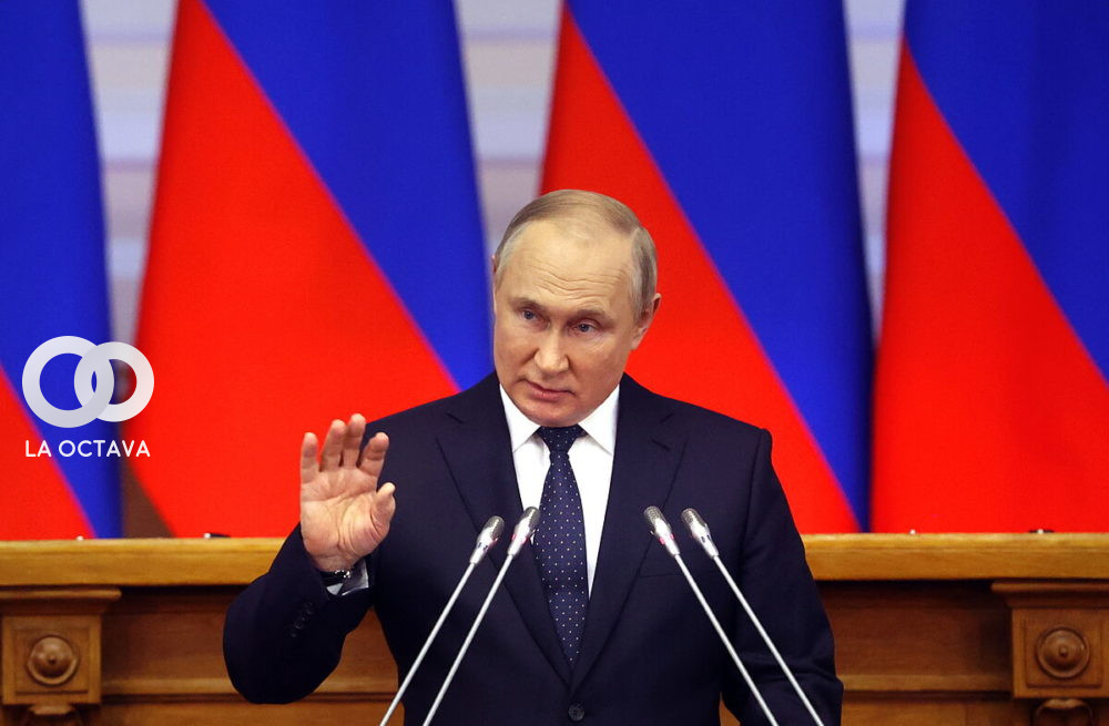 Vladimir Putin, Mandatario de Rusia.