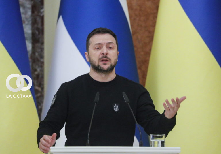 Volodimir Zelenski, Presidente de Ucrania.