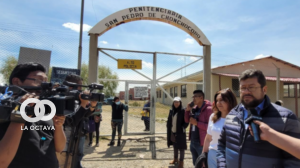 Samuel Doria Medina llegó a la cárcel de Chonchocoro. Foto: RRSS