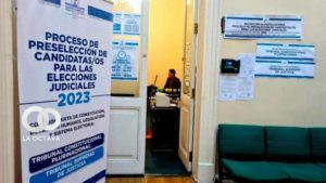 Comisión Mixta de Constitución que registraba postulantes. Foto:Senado