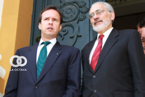 Los expresidentes Jorge Quiroga y Carlos Mesa. Foto: Oxígeno