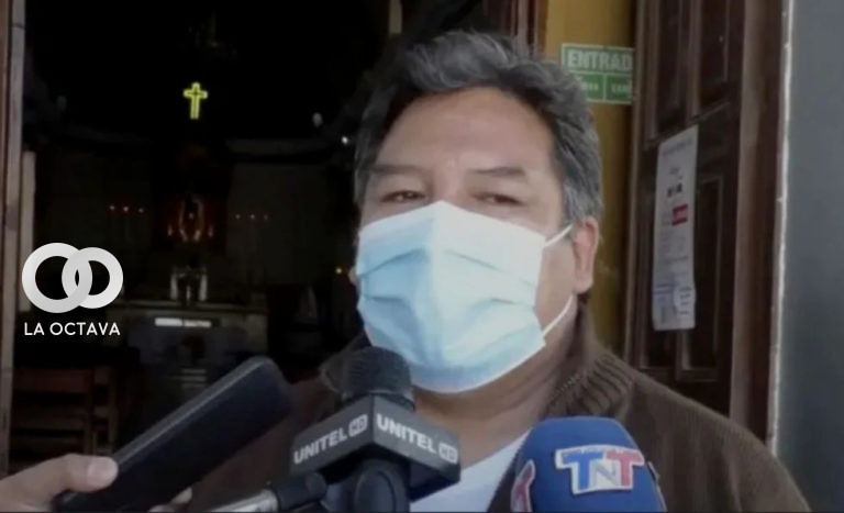 Párroco de San Roque, Milton Murillo. Foto: El País