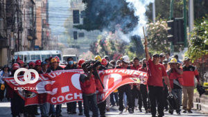Con marcha y mitin, COD recuerda Día del Trabajador en la Llajta; Arce encabeza actos en La Paz. Foto: DICO SOLÍS