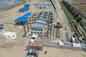 Planta de Tratamiento de Aguas Residuales (PTAR). Foto: Viceministerio de Medio Ambiente