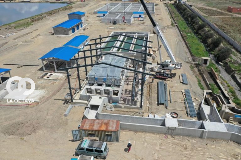 Planta de Tratamiento de Aguas Residuales (PTAR). Foto: Viceministerio de Medio Ambiente