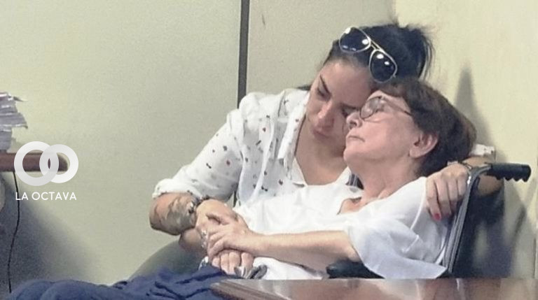 La exministra de Salud Eidy Roca, durante su audiencia, la semana pasada. Foto: El Diario