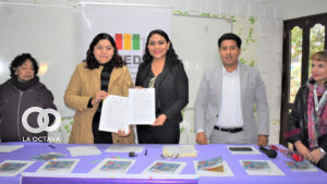 Firma del convenio. Foto: TED Santa Cruz