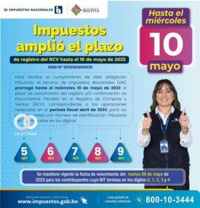 Impuestos Nacionales amplia plazo