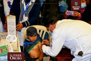 Semana de vacunación de las Américas, foto: oruro.gob.bo