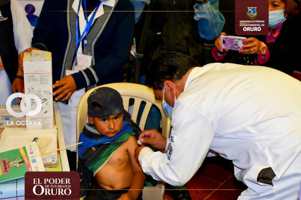 Semana de vacunación de las Américas, foto: oruro.gob.bo