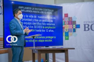 Jeyson Auza, Ministro de Salud, en su informe semanal.