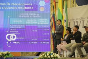 Jeyson Auza en su informe semanal.