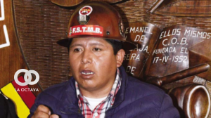 Juan Carlos Huarachi, secretario ejecutivo de la COB.
