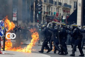 Manifestaciones en París.