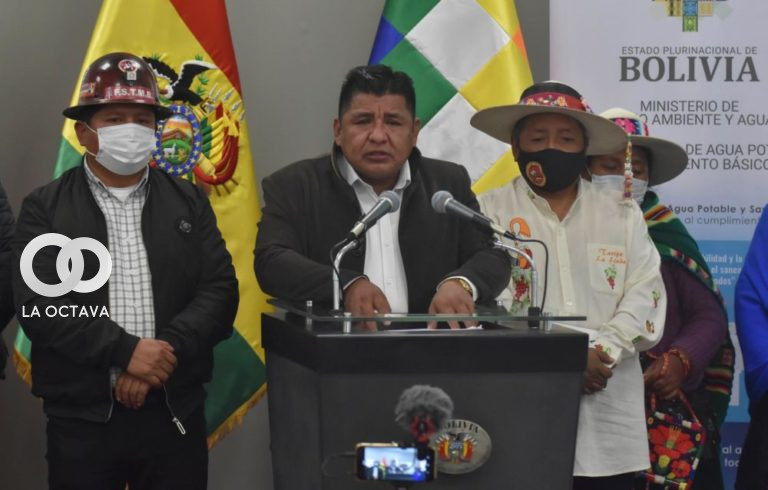Ministro de Medio Ambiente y Agua.