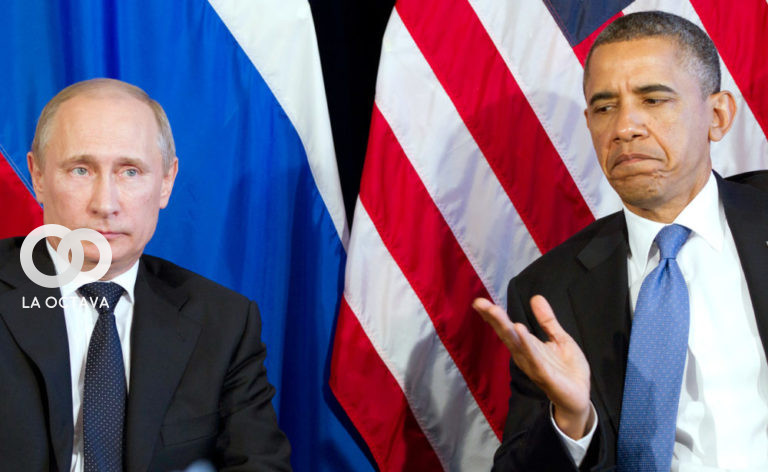 Presidente de Rusia, Vladimir Putin y Barak Obama, ex Presidente de EEUU.