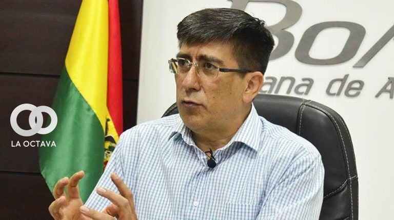Gerente de Boliviana de Aviación (BoA), Ronald Casso Casso. Foto: Los Tiempos