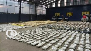 Droga procedente de Bolivia, incautada en Chile. Foto: PDI