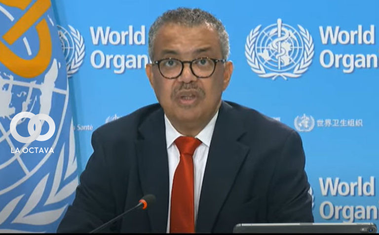 Tedros Adhanom Ghebreyesus, Director general de la Organización Mundial de la Salud (OMS). Foto: redes sociales.