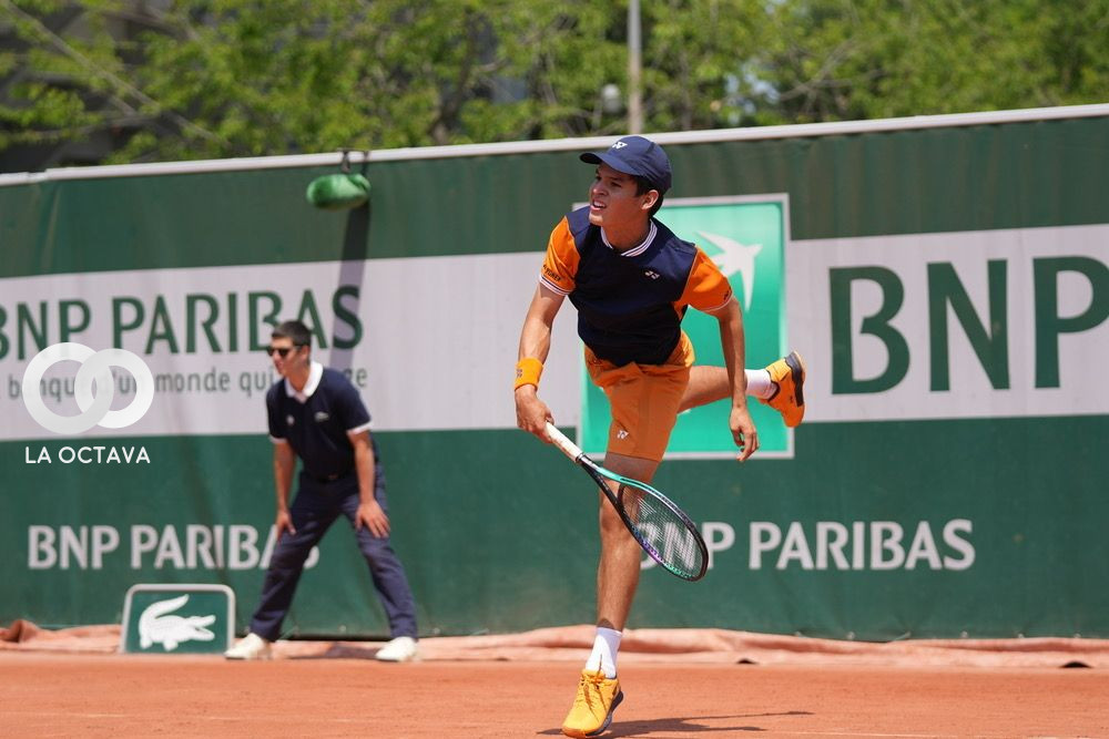 Juan Carlos Prado Impresiona en el Roland Garros Junior, foto: MinSalyDep 