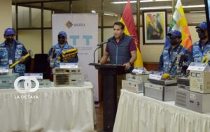 Director de la ATT presenta todo el material decomisado