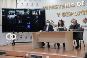 María Renée Castro, Ministra de Salud y Deportes. Foto: MDSyD