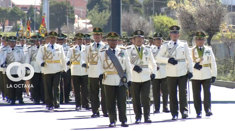 Conmemoración el 197 aniversario de la Policía Boliviana