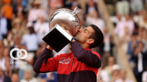 Novak Djokovic llevó su reloj favorito.© Clive Brunskill/Getty Images