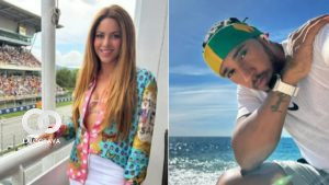 Shakira y Lewis Hamilton