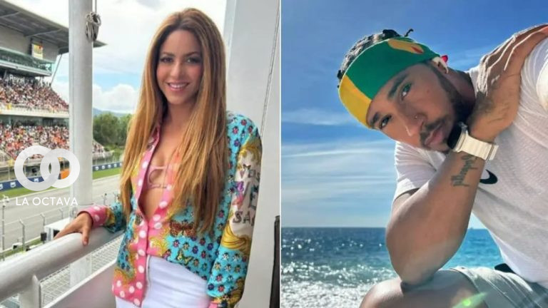 Shakira y Lewis Hamilton
