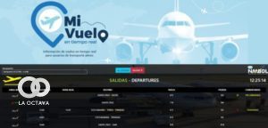 Aplicación "Mi Vuelo". Foto: "ATT