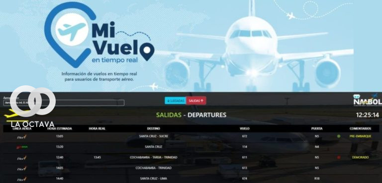 Aplicación "Mi Vuelo". Foto: "ATT